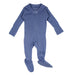 2 Way Zipper Footie Slate Preemie-NB