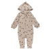 Oatmeal Pinecone Zipper Romper