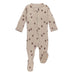 Oatmeal Pinecone 2 Way Zipper Footie