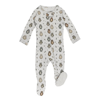 Owl Hoo? 2 Way Zipper Footie