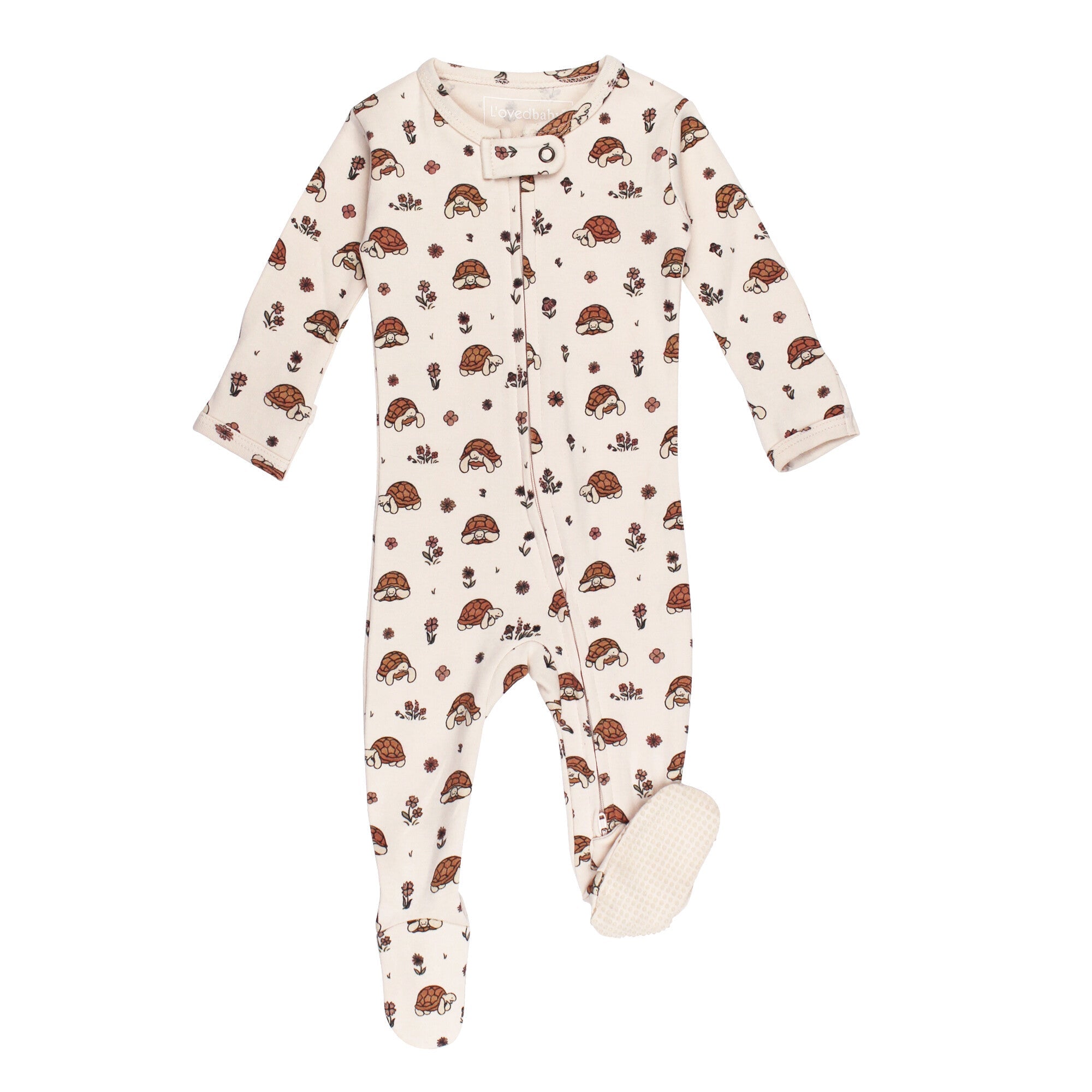 Tiny Tortoise 2 Way Zipper Footie