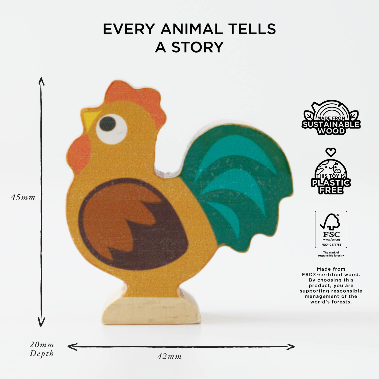 Stacking Farmyard Animals — Le Toy Van product photo 5