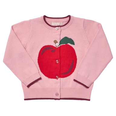Crisp Apple Cardigan Sweater