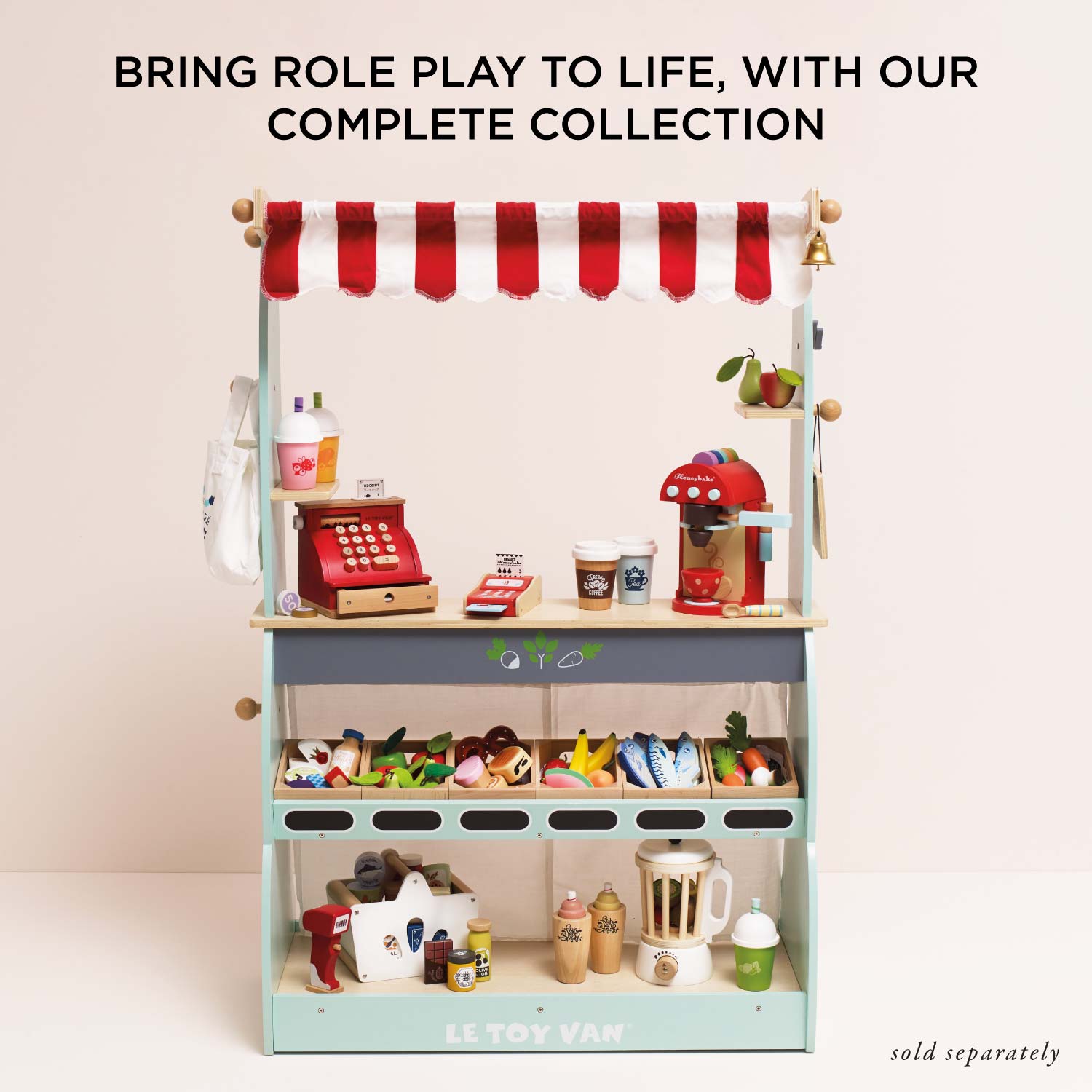 Harvest Vegetables Wooden Market Crate — Le Toy Van product photo 5