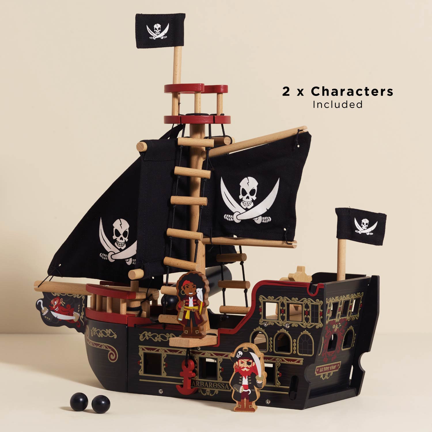 Barbarossa Pirate Ship — Le Toy Van product photo 1