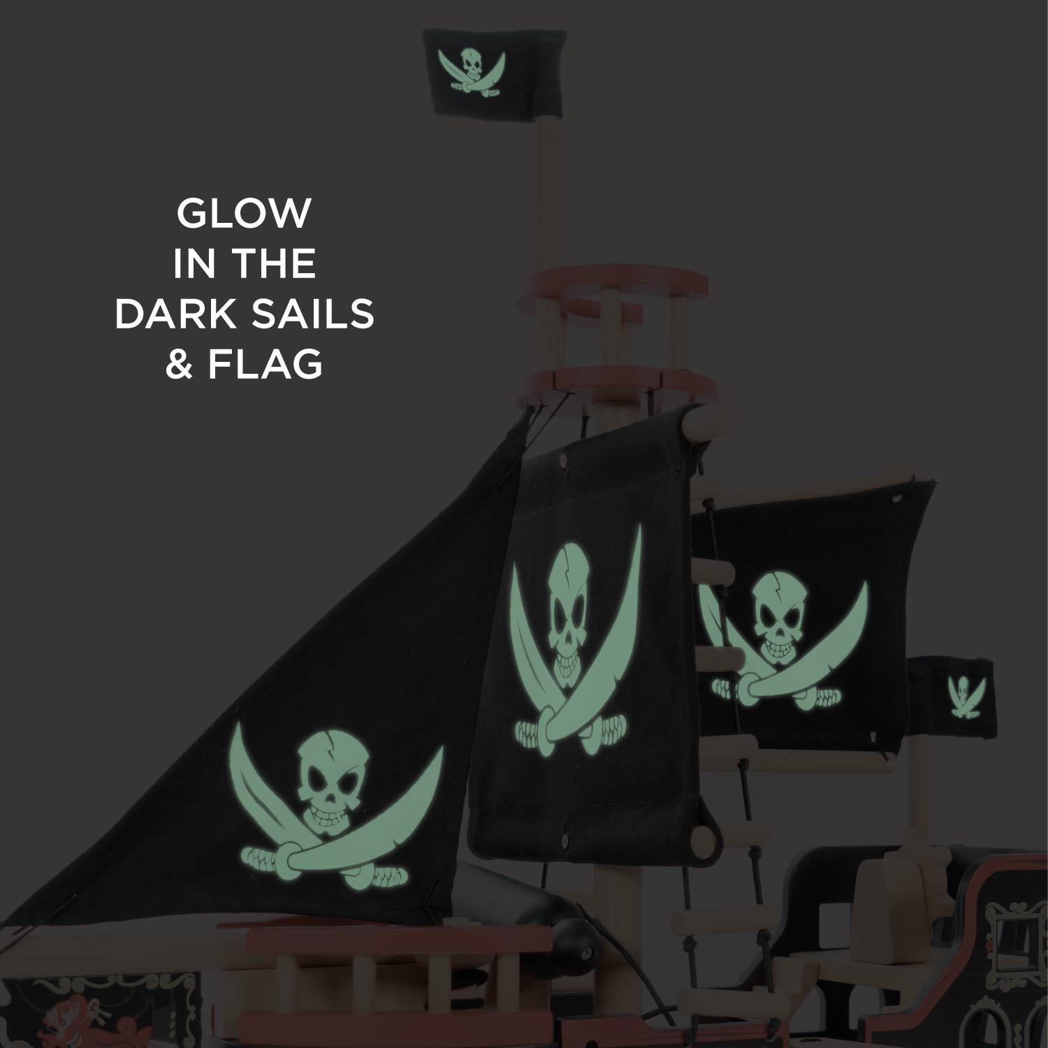 Barbarossa Pirate Ship — Le Toy Van product photo 5