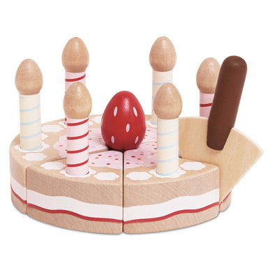 Wooden Birthday Cake