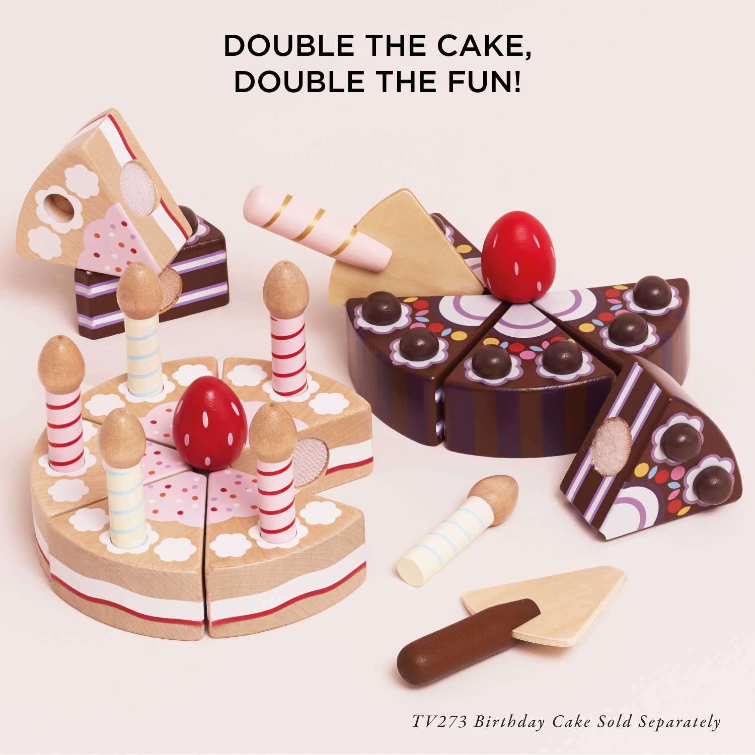 Wooden Chocolate Cake — Le Toy Van product photo 4