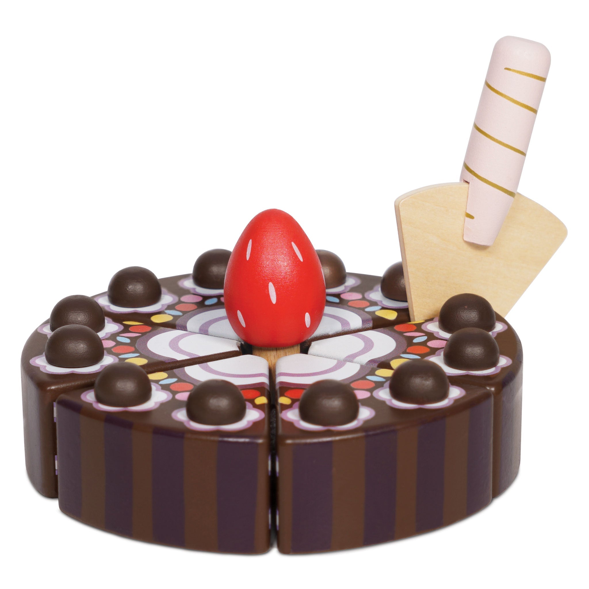 Wooden Chocolate Cake