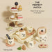 Le Toy Van Wooden Toy Cake Stand & Selection of 7 Eco-Friendly Treats
