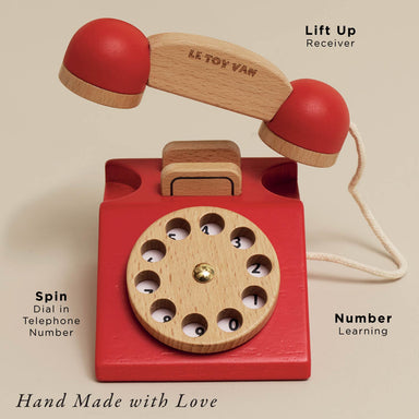 Vintage Wooden Phone — Le Toy Van product photo 1