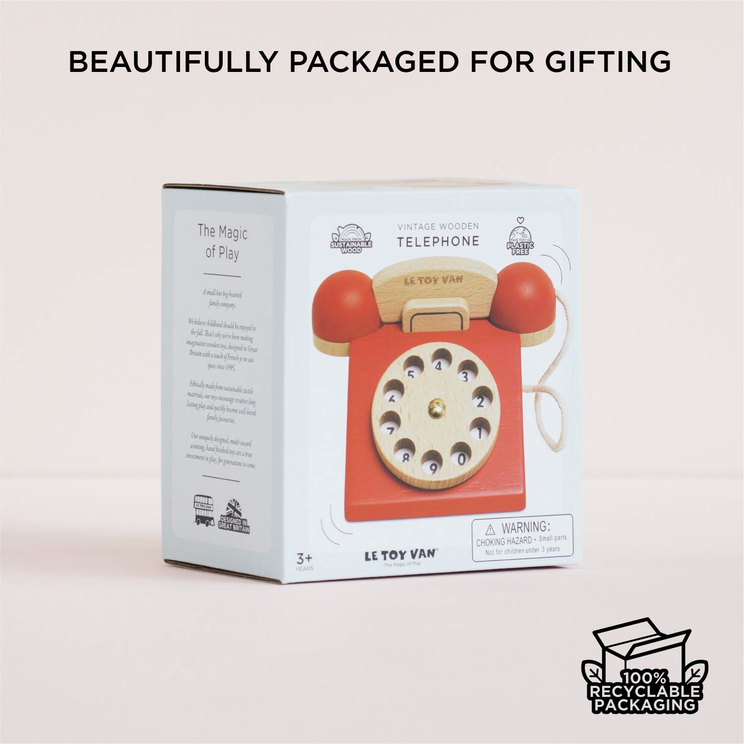 Vintage Wooden Phone — Le Toy Van product photo 5