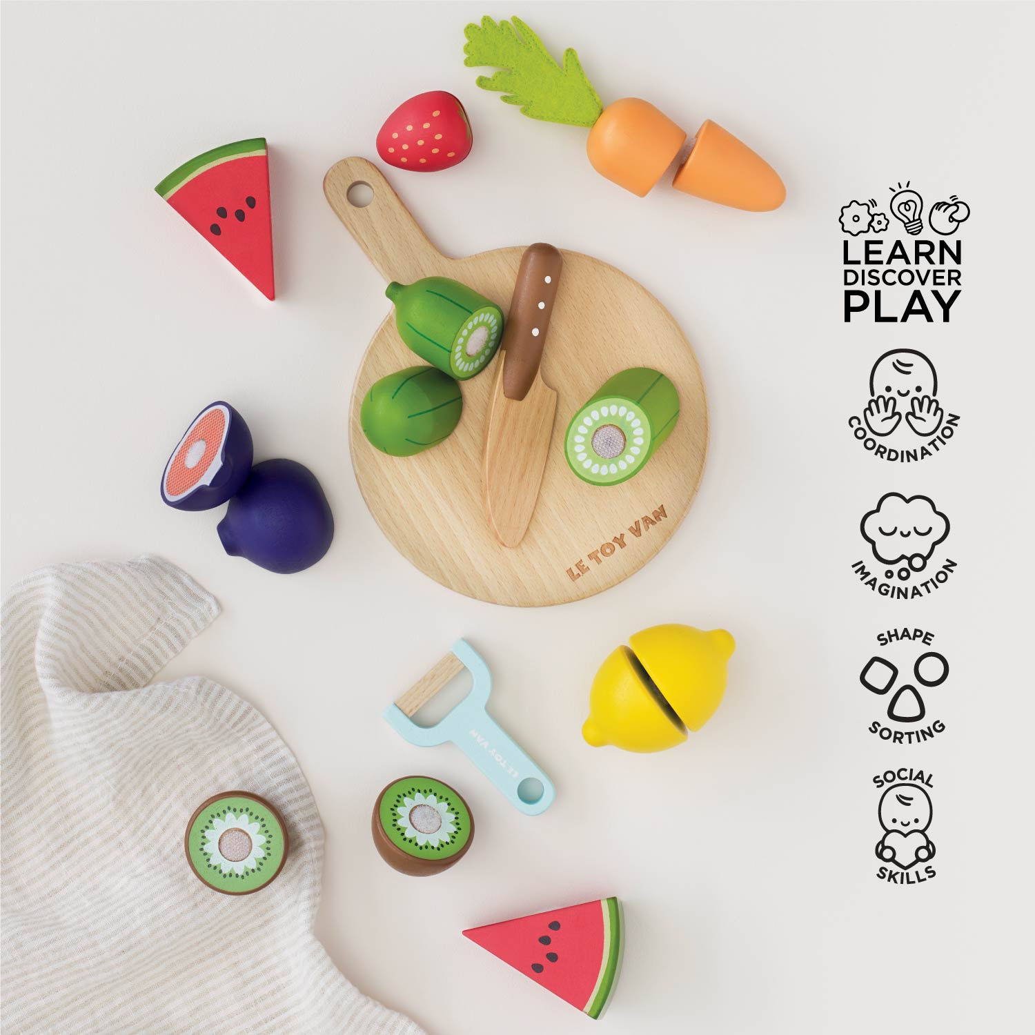 Chopping Board & Slicing Food — Le Toy Van product photo 3