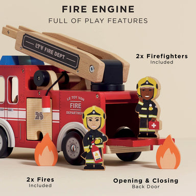 Wooden Fire Engine — Le Toy Van product photo 1