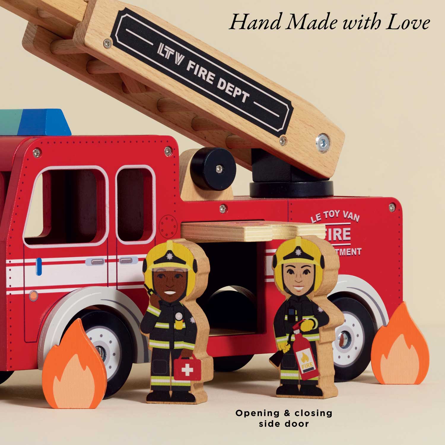 Wooden Fire Engine — Le Toy Van product photo 3