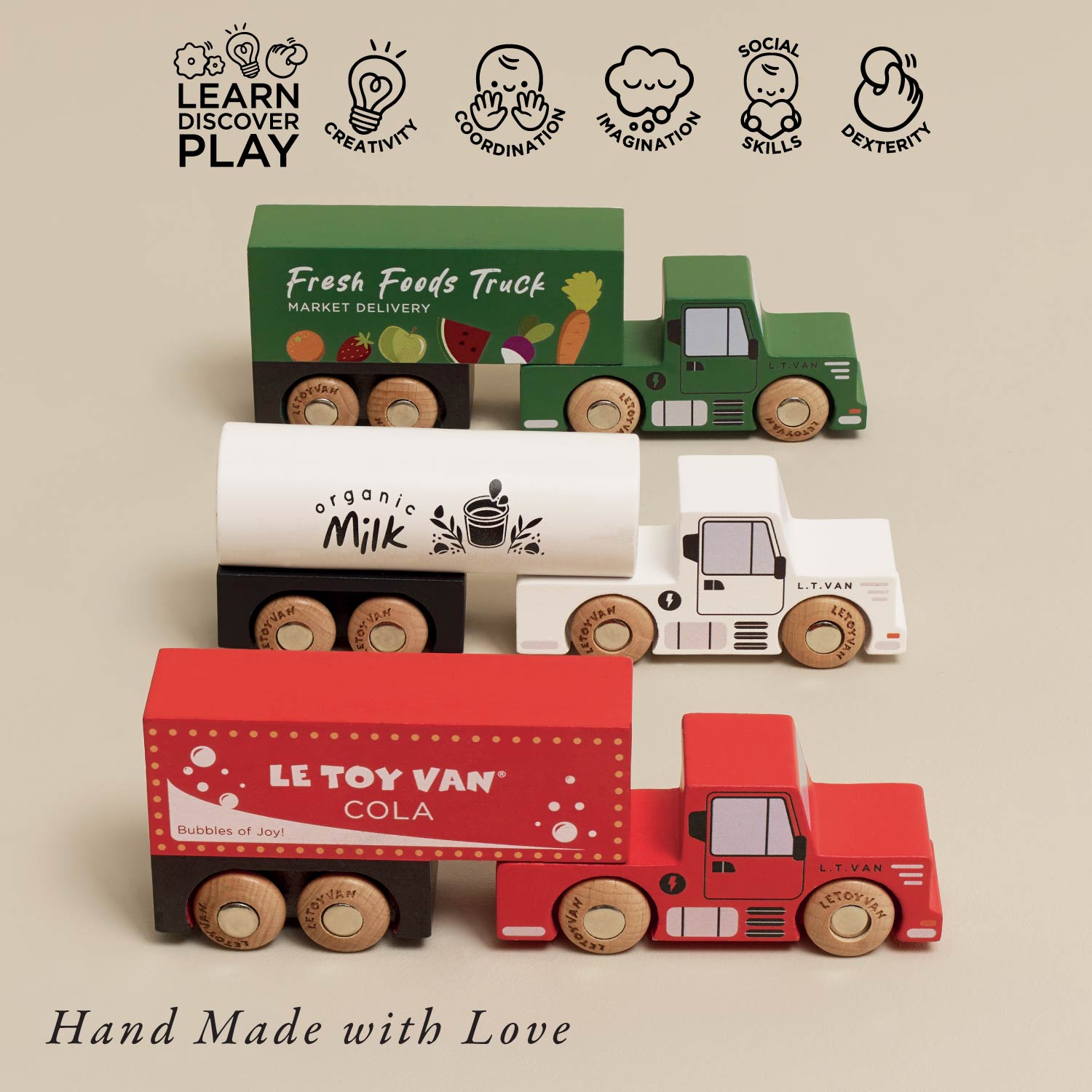 Wooden Trailer Trucks — Le Toy Van product photo 3