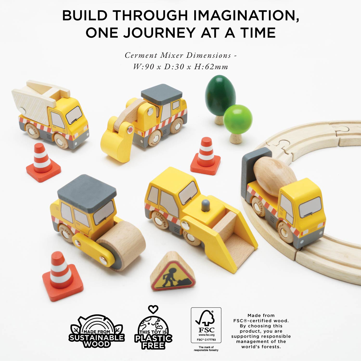 Construction Vehicle Set — Le Toy Van product photo 4