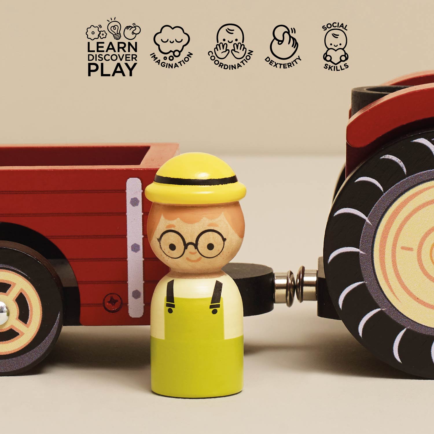 Bertie's Tractor — Le Toy Van product photo 2
