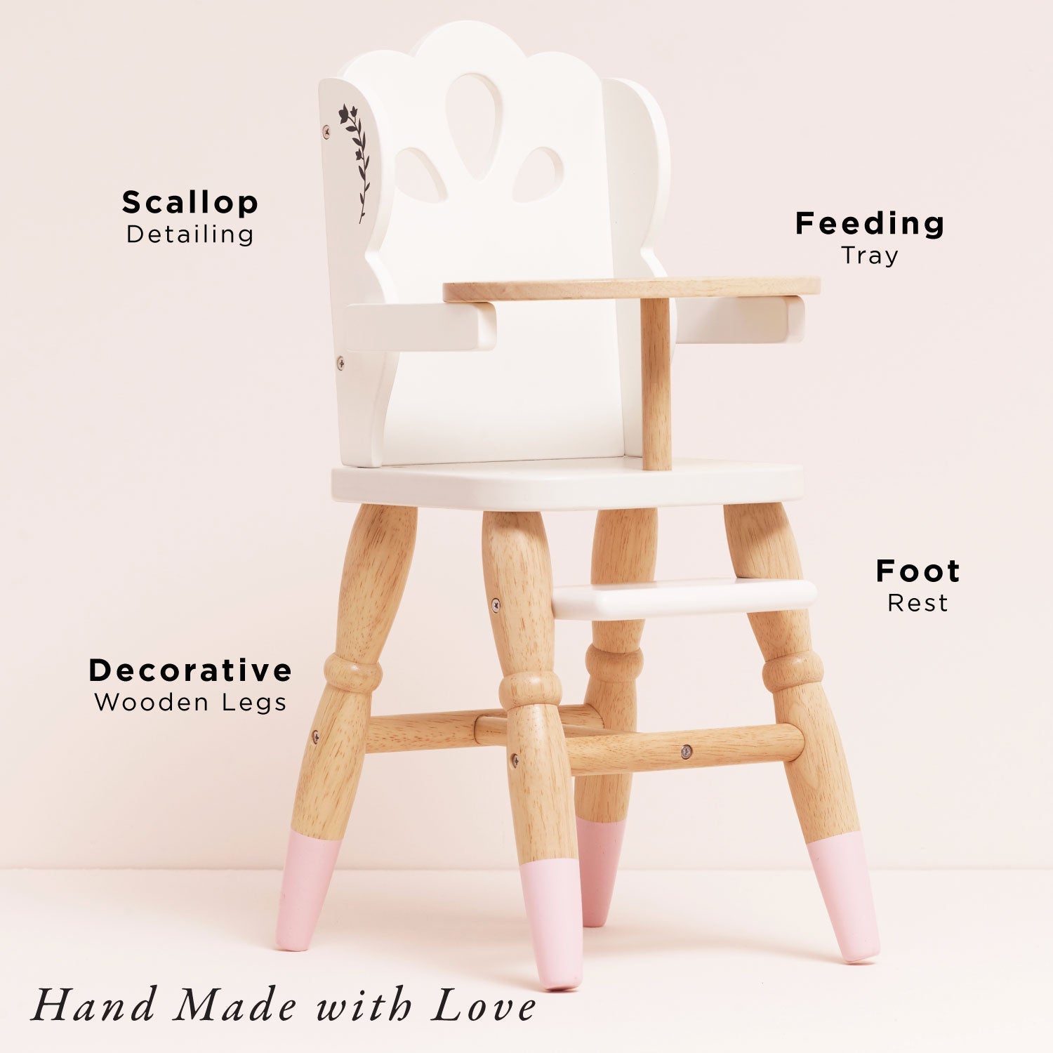 Wooden Doll High Chair — Le Toy Van product photo 2