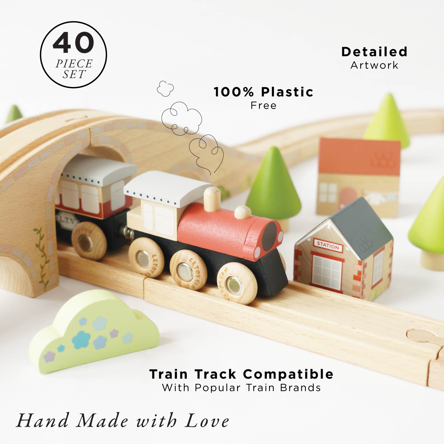 Figure of 8 Train Track — Le Toy Van product photo 1