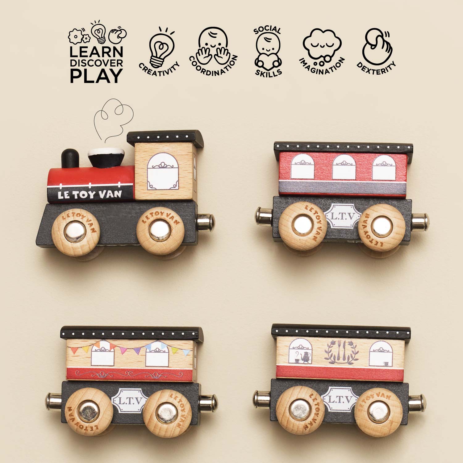 Red Royal Express Train Set — Le Toy Van product photo 2