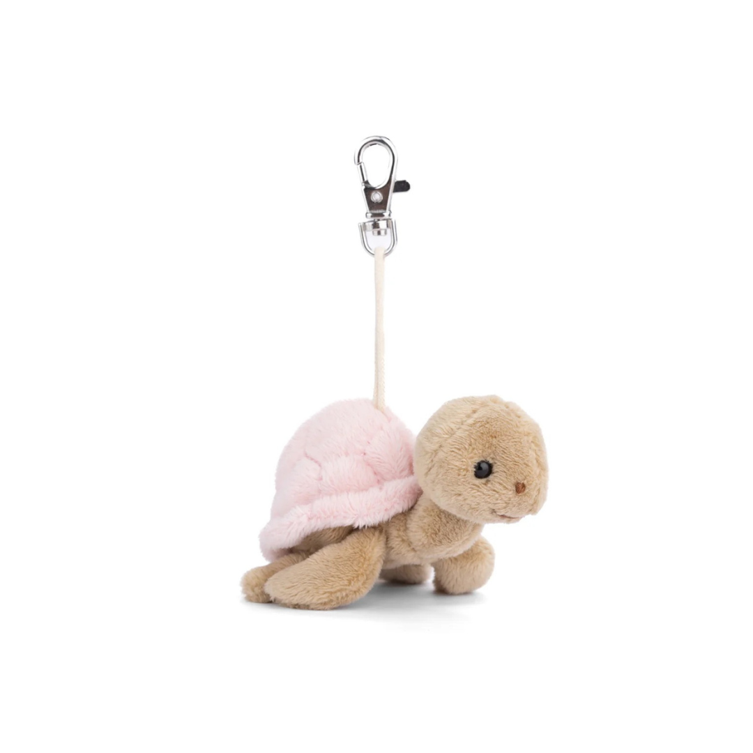 Sandy Turtle Bag Charm- Pink