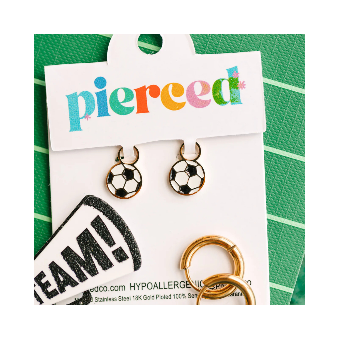 Soccer Ball Earring Charm