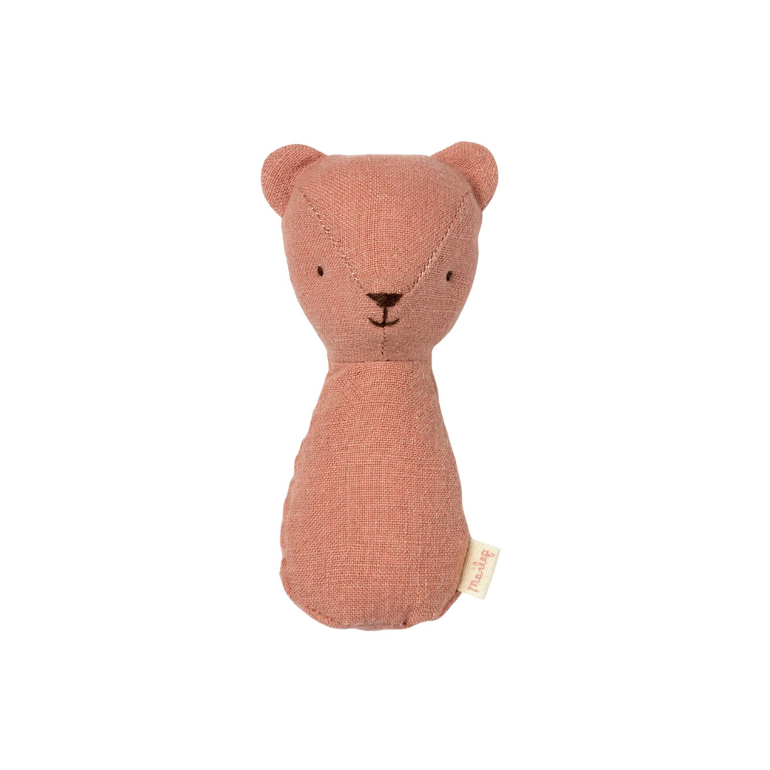 Old Rose Teddy Rattle
