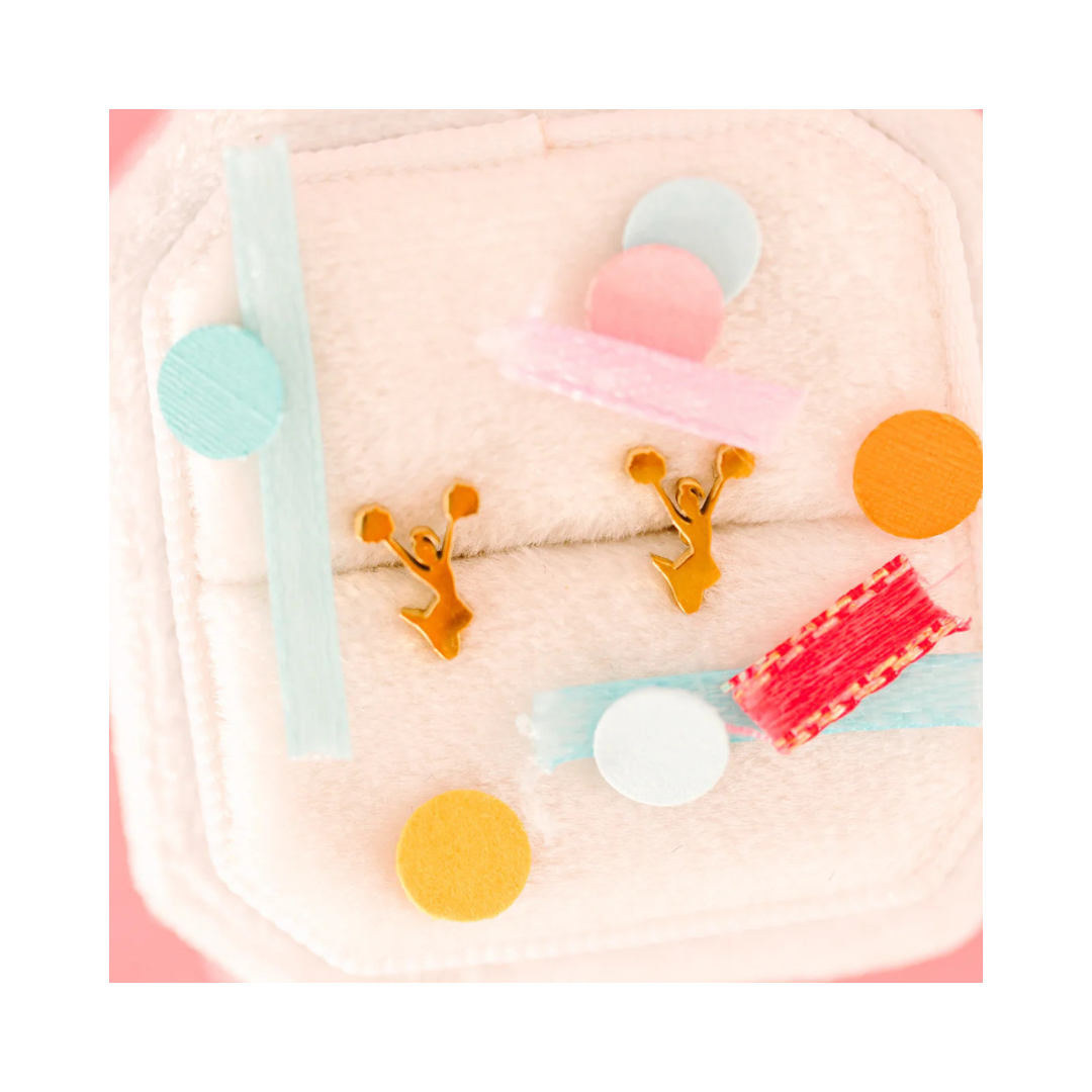 Cheerleader Flat Screw-back Earring