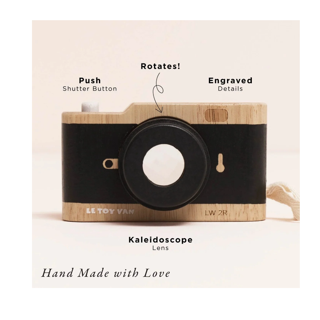 Wooden Retro Camera