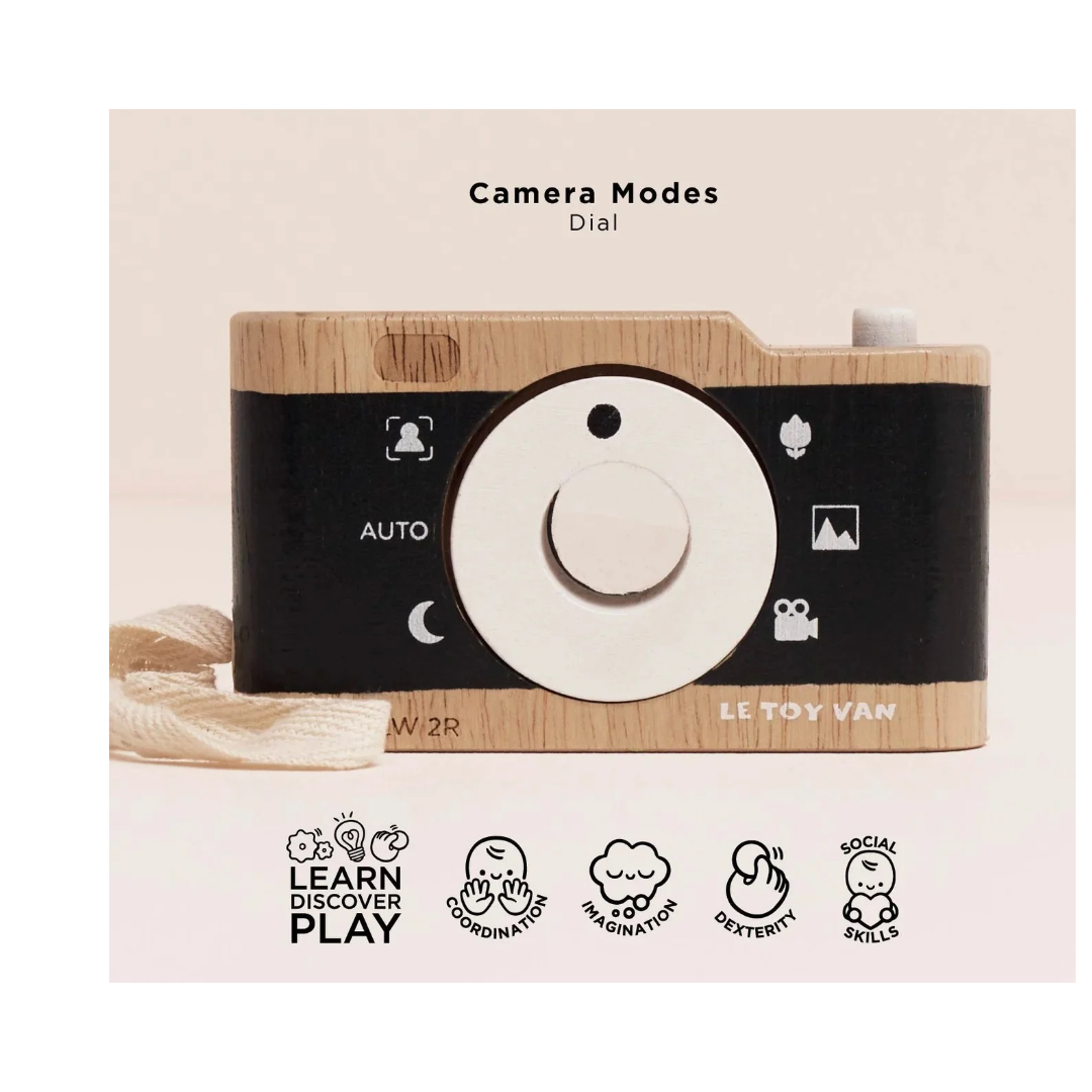 Wooden Retro Camera