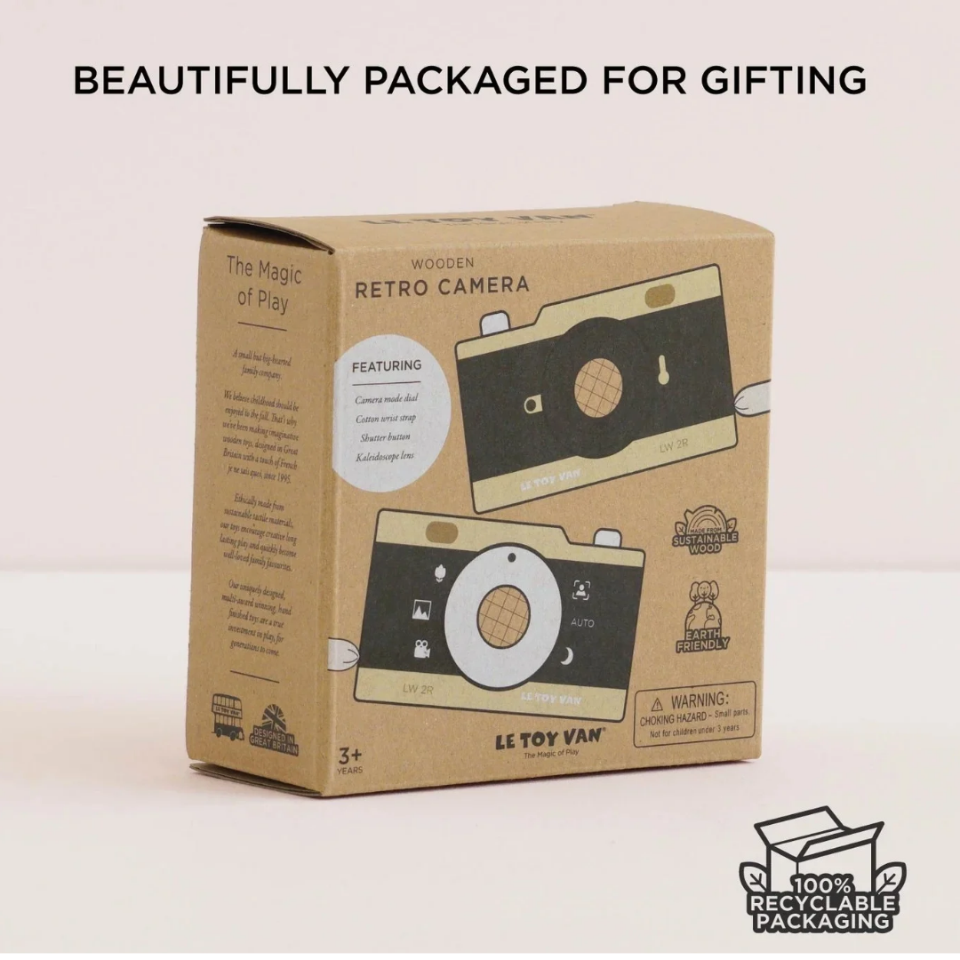 Wooden Retro Camera