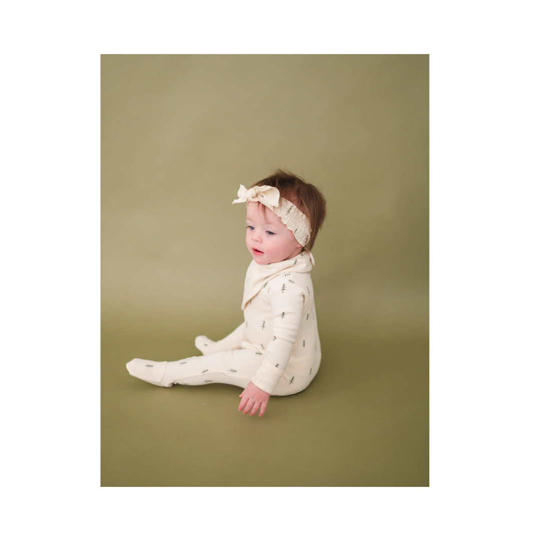 Buttercream Tree 2 Way Zipper Footie