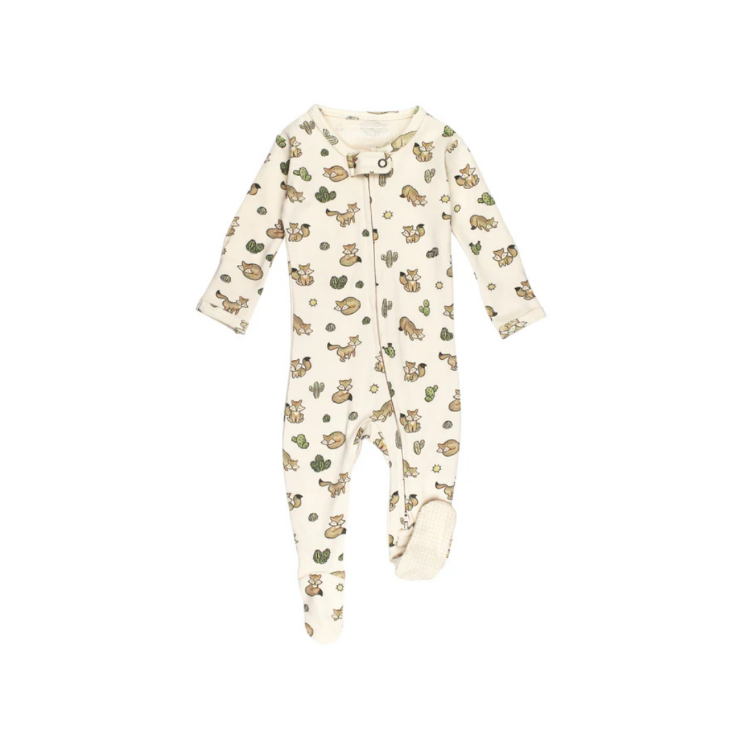 Little Fox 2 Way Zipper Footie