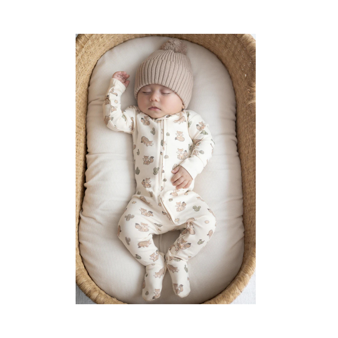 Little Fox 2 Way Zipper Footie