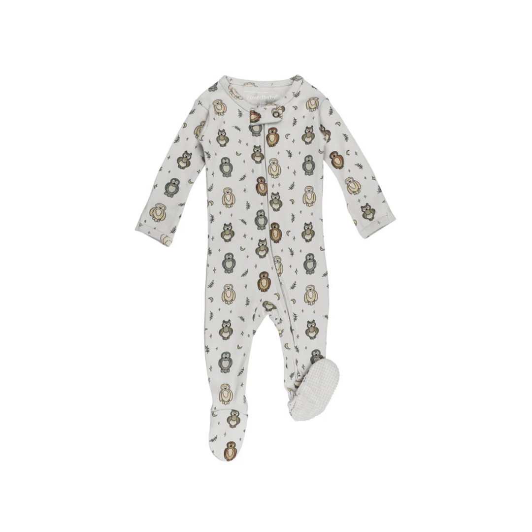 Owl Hoo? 2 Way Zipper Footie