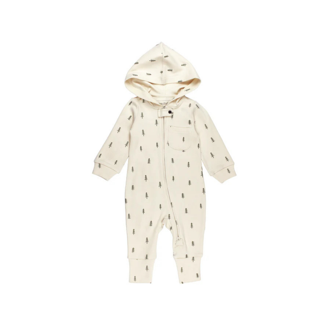 Buttercream Tree Zipper Romper