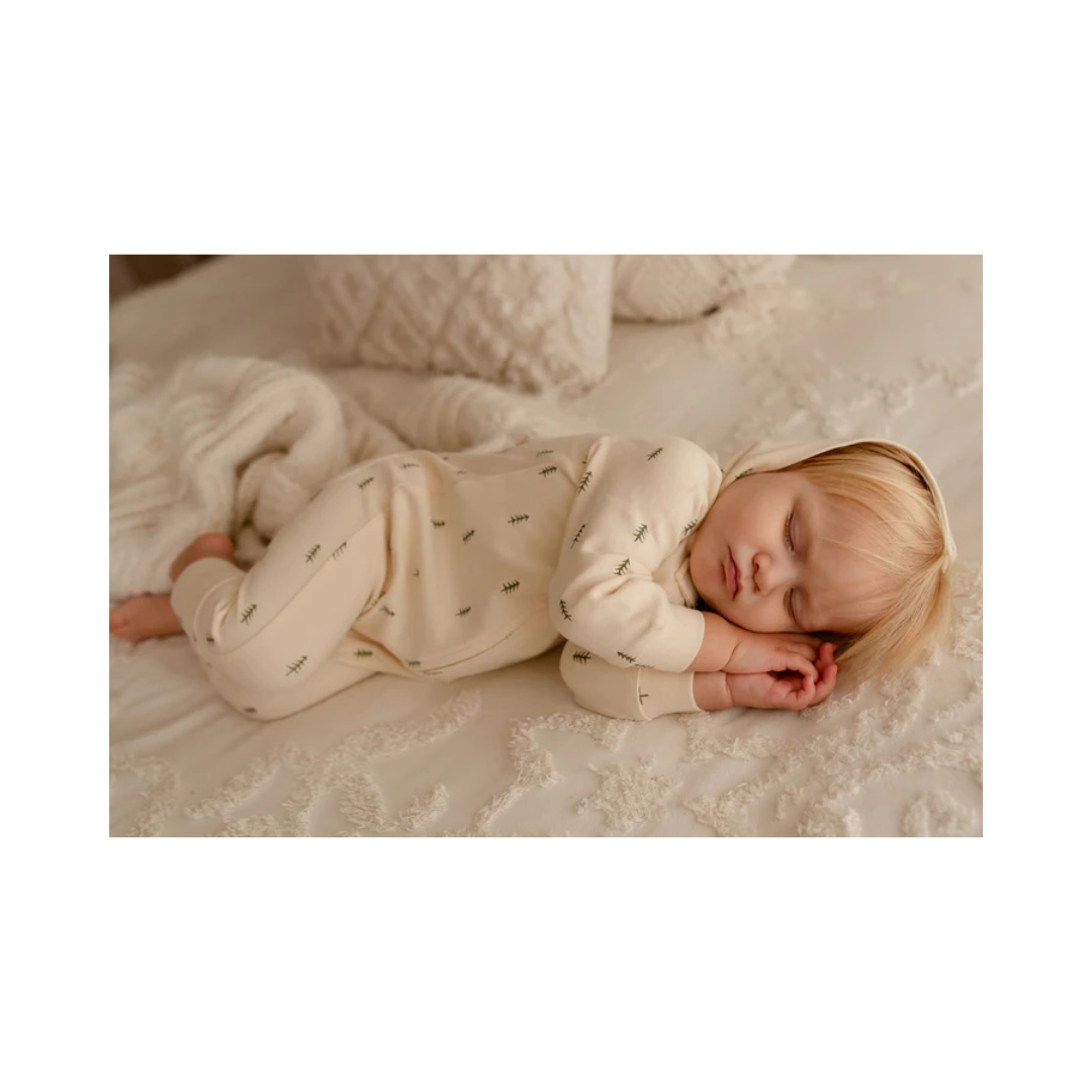 Buttercream Tree Zipper Romper