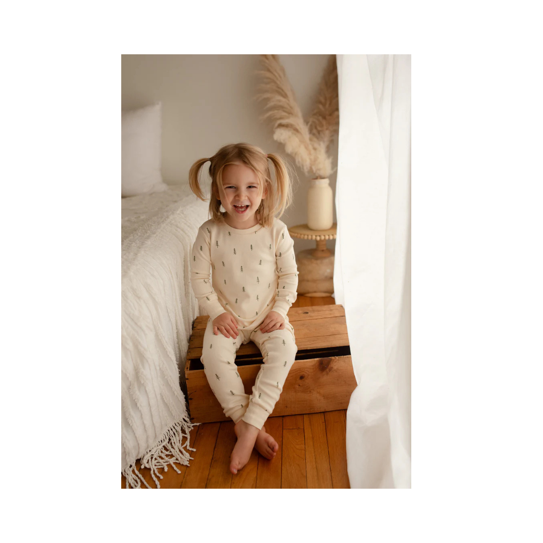 Buttercream Tree Long Sleeve PJ Set