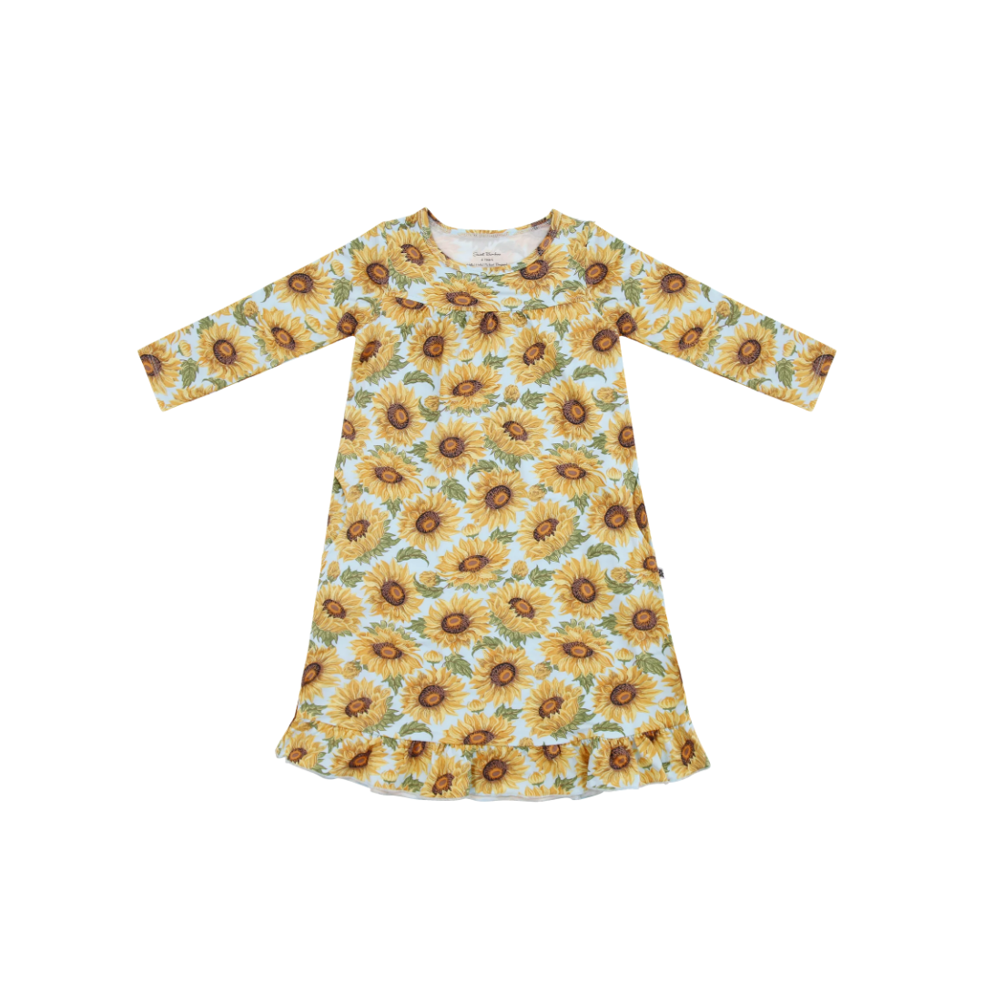 Sammy's Sunflower Boho Nightgown