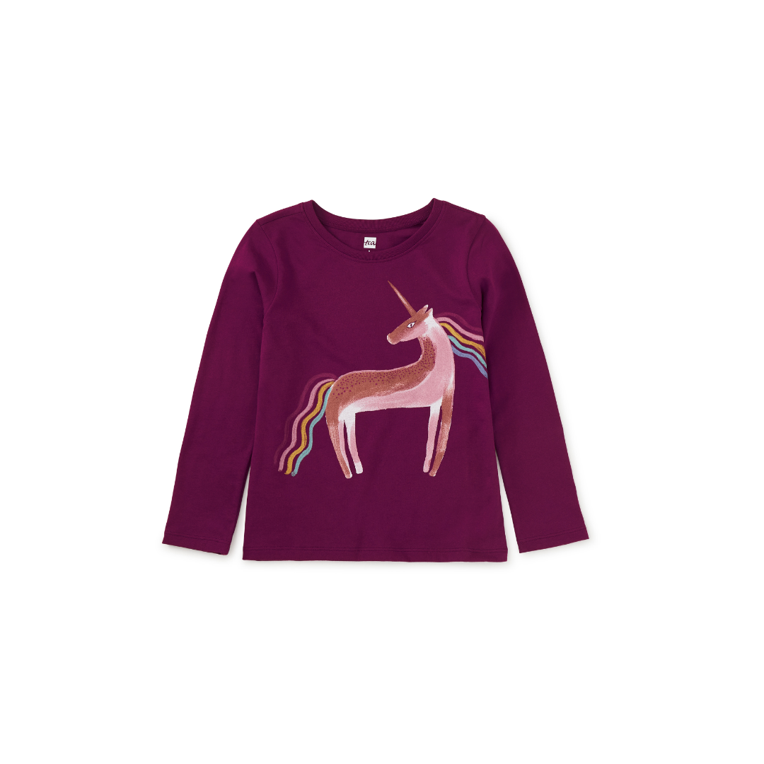 Cosmic Berry Rainbow Unicorn Graphic Tee