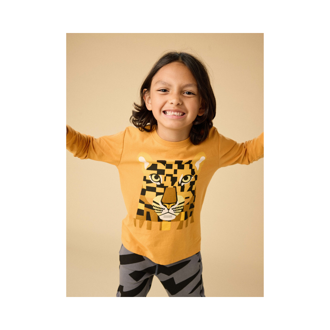 Savanna Bojagi Leopard Graphic Tee