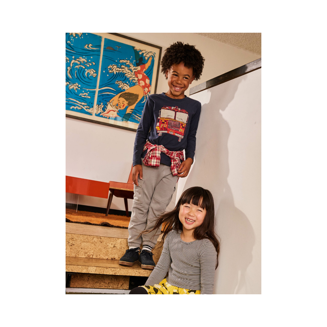 Indigo Fire Truck Graphic Tee