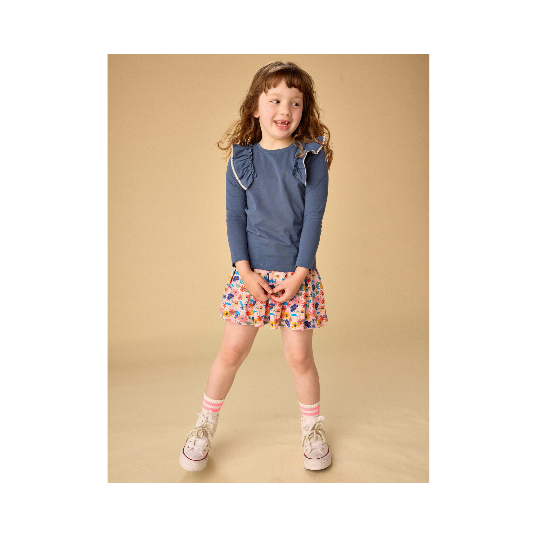 Triumph Long Sleeve Lace Trim Top