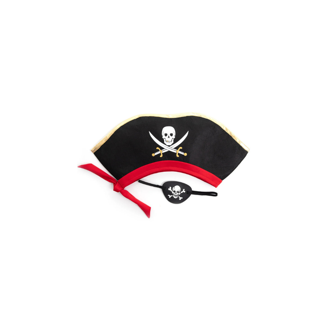 Deluxe Pirate Hat & Eye Patch