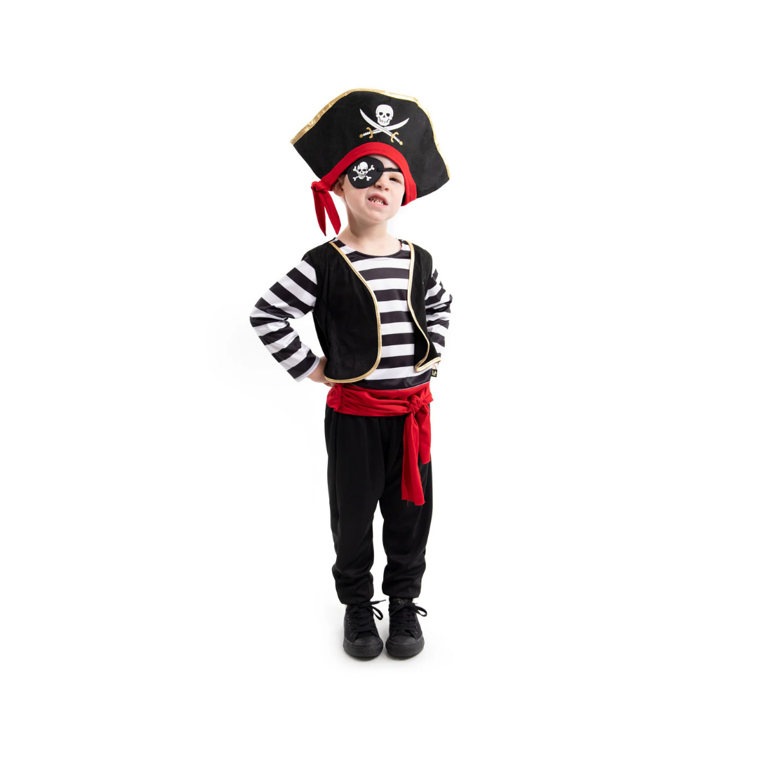 Deluxe Pirate Hat & Eye Patch