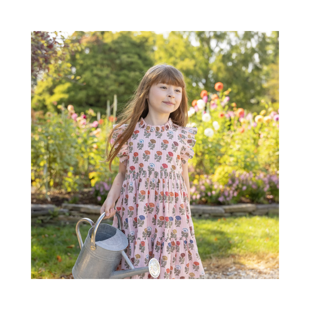 Multi Flower Drop Jennifer Dress