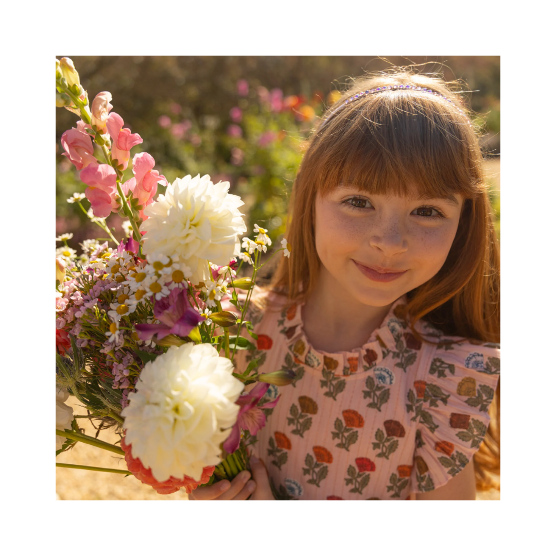 Multi Flower Drop Jennifer Dress