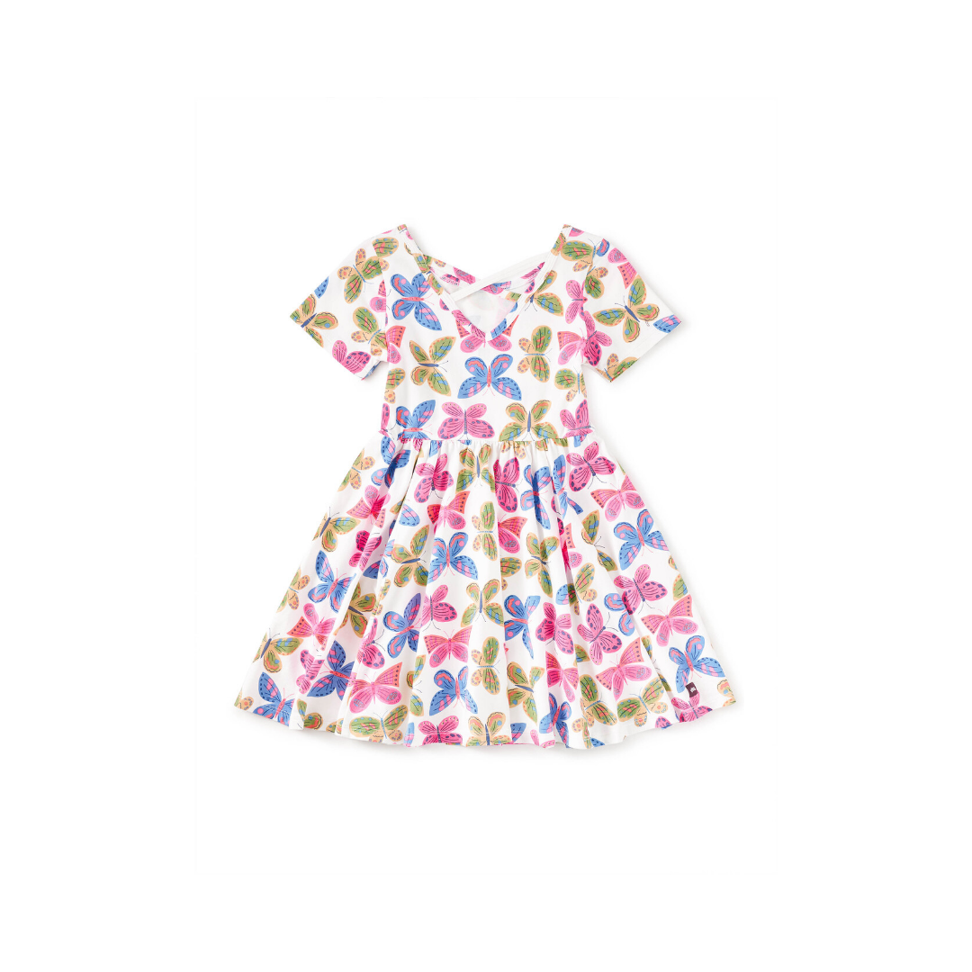 Flutter Fiesta Short Sleeve Ballet Dress