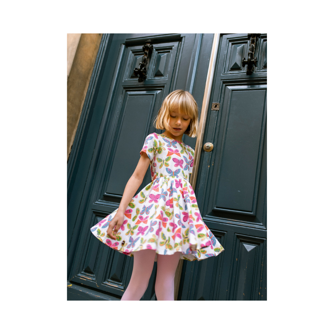 Flutter Fiesta Short Sleeve Ballet Dress